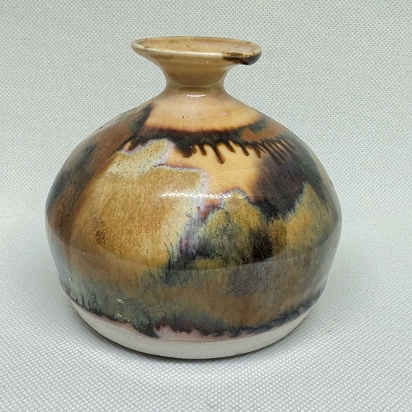 Glazed bud vase decor boho decor - Picture 2 of 7